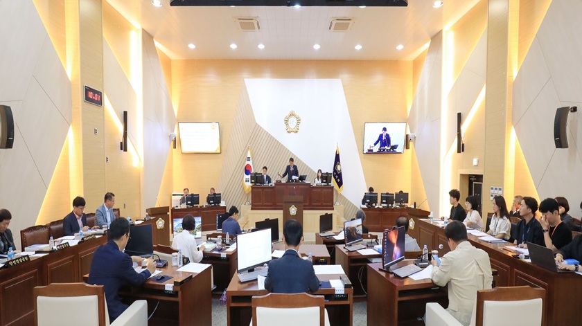 삼척시의회 회의모습