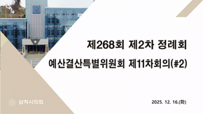 제268회 정례회 예산결산특별위원회 제11차회의(#2)